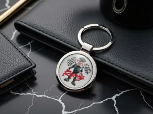Personalisierte Glänzende Schlüsselanhänger Stabil Finish